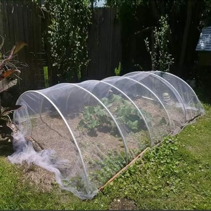 Agfabric Garden Netting 3.9x9.5' Insect Pest Barrier Netting for Garden Protection,Plant Cover Row Cover Mesh Netting for Vegetables Fruit Trees and Plants,White - size: 3.9'x9.5'