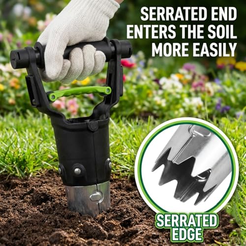 Garden Bulb Planter Tool 1-5 Inch Depth