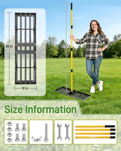 Joyhalo 36in Lawn Leveling Rake - size: 36in