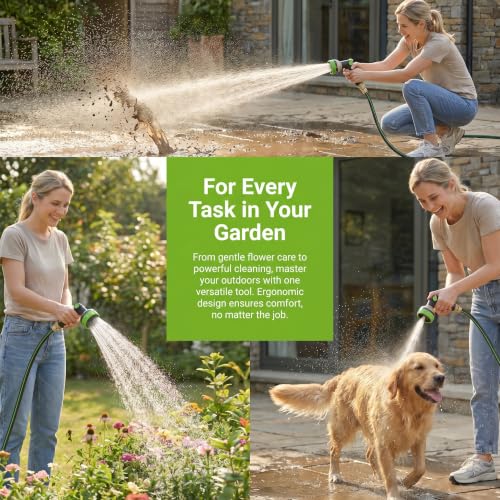 Garden Hose Nozzle hose sprayer nozzle with 10 Adjustable Spray Patterns