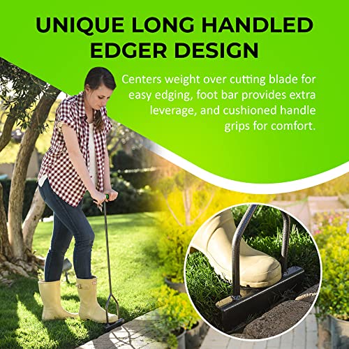 Yard Butler Step Edger, Ergonomic Lawn Edging Tool