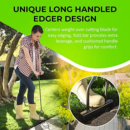 Yard Butler Step Edger, Ergonomic Lawn Edging Tool