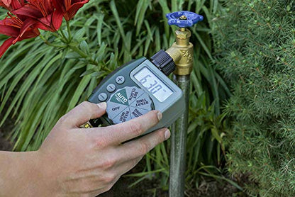 Orbit Programmable Digital Hose Watering Timer - 1 Outlet - Battery Powered - with LCD Screen - Built-in Rain Delay - Water-Resistant - 62061 - size: 1 Outlet