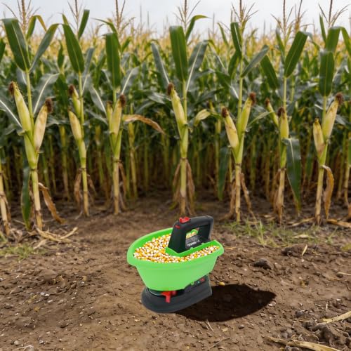 Handheld Electric Spreader, Seed Fertilizer Spreader for Garden Lawn