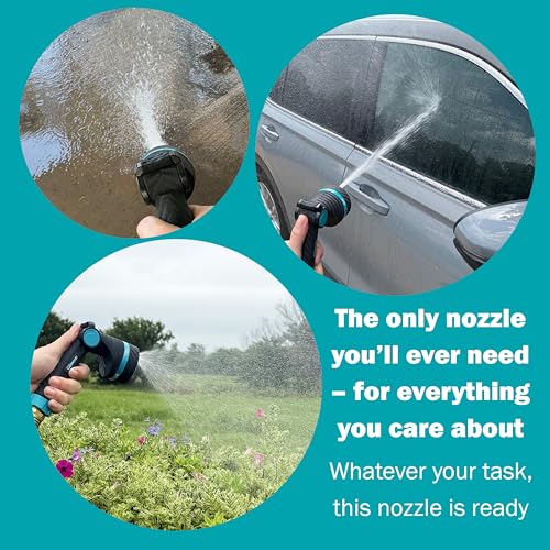 Gilmour Heavy Duty Thumb Control Garden Hose Nozzle with Swivel Connect - style: Thumb Control