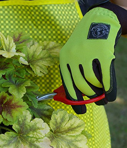 Womanswork Digger Gardening Gloves, Green, Medium - color: Green, size: Medium