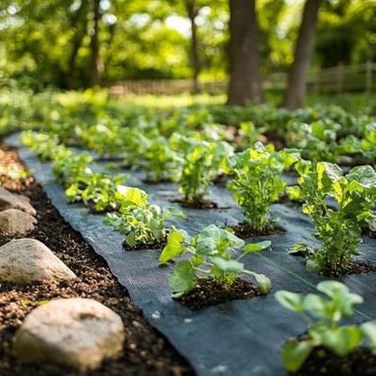 4ft x 100ft Weed Barrier Landscape Fabric Heavy Duty Premium Weed Control Fabric Durable & Eco-Friendly Weed Block Gardening Mat Landscaping Fabric - size: 4ft x 100ft
