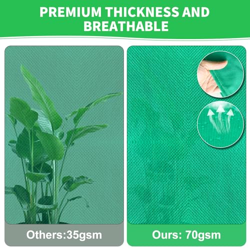Phopich 4 Pack Plant Covers Freeze Protection 32''W x 48''H 2.5oz/yd²