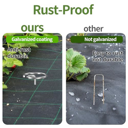 60 Pcs 6 Inch Landscape Fabric Staples, Tensile Strength 450-500Mpa - style: G-60 PCS