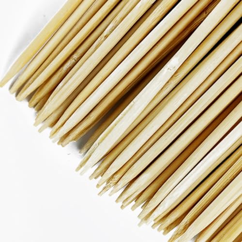 TIHOOD 100PCS 18" Wooden Garden Stakes with 100PCS 4" Garden Ties, Green Bamboo Sticks, Floral Plant Support, Tomato Stakes (Natural) - color: Natural