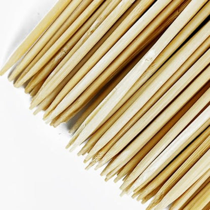 TIHOOD 100PCS 18" Wooden Garden Stakes with 100PCS 4" Garden Ties, Green Bamboo Sticks, Floral Plant Support, Tomato Stakes (Natural) - color: Natural