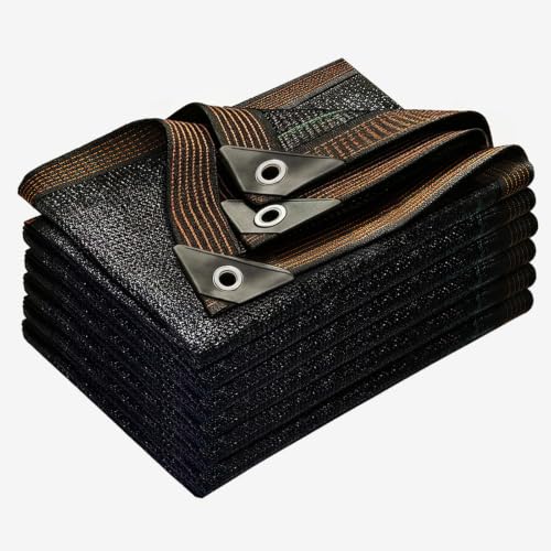 Garden Shade Cloth Suitable for Plants Outdoor Vegetables with Buckle Holes Greenhouse Chicken Coop Dog Kennel Courtyard Shade net Tarp Netting Waterproof Fabric 90%, 20FT*30FT - color: Style:90%, size: 20FT*30FT