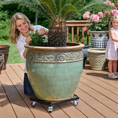KEDSUM 15-20 Inch Plant Caddy with Wheels, 800LBS Adjustable Plant Stand