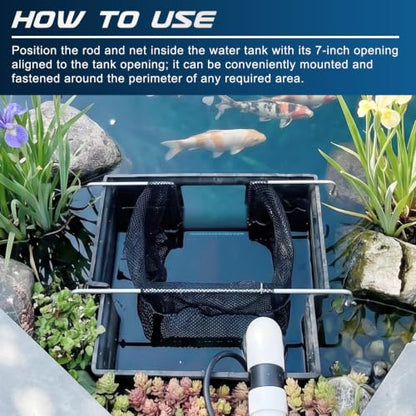 ETZ 29146 Pond Skimmer Debris Net for Aquascape,Black