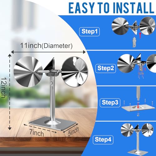 3 Pack Bird Scare Reflective Device, Bird Reflector Wind Spinners Outdoor - color: Value 3-pack- Silver