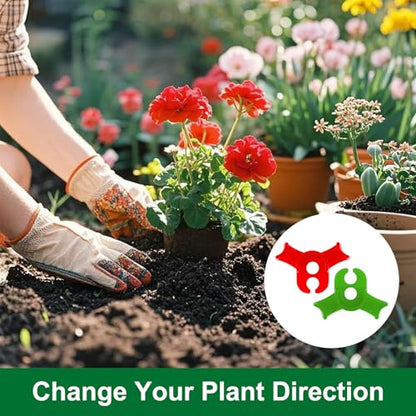60 PCS Plant Training Clips, Reusable 90 Degrees Bud Trainer Lst Low Stress Training Clips Plant Stem Support Bud Bender for Tomatoes Cucumbers Climbing Plants in Indoor Outdoor Gardens (Red, Green)