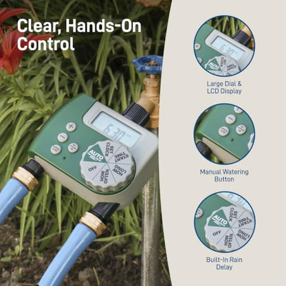 Orbit Programmable Digital Hose Watering Timer, 2 Outlet - 58910 - size: 2 Outlet