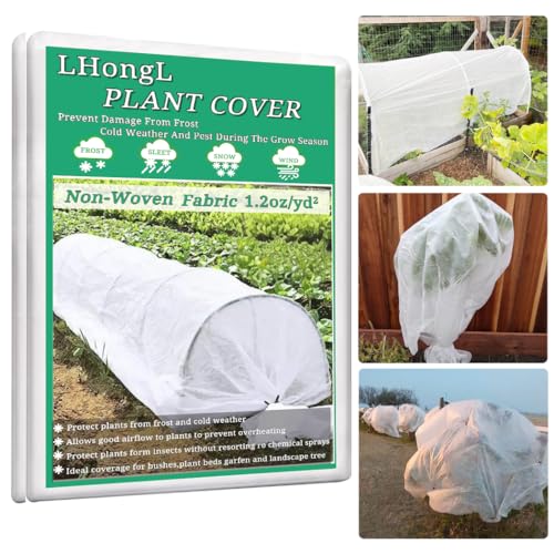 Plant Covers Freeze Protection with Ultra Fine Mesh Reusable Floating Row Cover for Plants Vegetables Flowers Fruits Frost Sun Protection 1.2oz/yd² (8x33ft) - size: 8x33ft