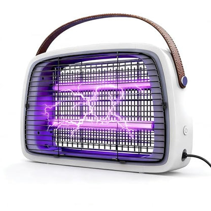 LED Bug Zapper, 12 LED Tube Up to 6 Years, Electric Mosquito Zapper, 11V-240V Fly Trap Widely Applicable.