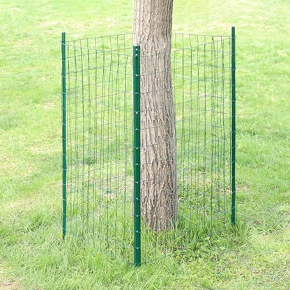 Green PVC Coated Welded Wire Fence 48" x 50' Roll, 2"x3" Mesh, 16 Gauge - color: Green, size: 2''x3'' 16GA 48''x50'