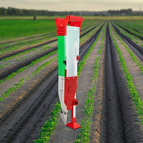 Manual Seed Spreader, Adjustable Height Handheld Seeding Machine, Small Seed Planter Tool, Peanut Corn Bean Planter for Household Garden Patio Flower Plant Vegetable