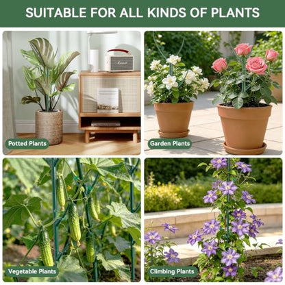 15 Pack Adjustable Stackable Monstera Plant Support Poles Garden Stakes