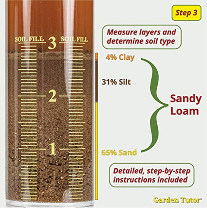 Garden Tutor Soil pH and Soil Texture Test kit Bundle