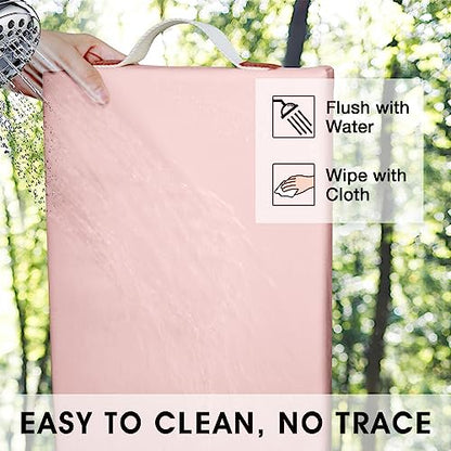 HappyPicnic Waterproof Garden Kneeling Pad, 2in Thick, Pink, 1 Pack - color: Light Pink