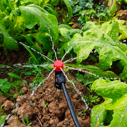 Drip Irrigation Emitters for 1/4" Tubing: 25pcs Drippers with Lock Barbed - size: 25pcs Drip Emitters with Lock Barbed