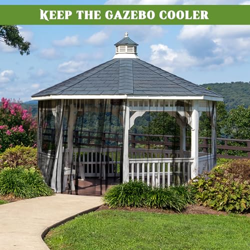 39 x 10 Ft Mosquito Netting, Garden Insect Bird Netting for Patio, Black - color: Black