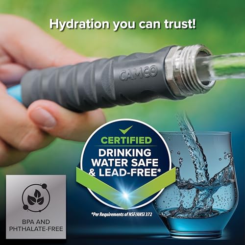 Camco EVOFlex RV Drinking Water Hose, Extra Flexible, 25 Ft, 22591 - size: 25-Foot, style: Durable PVC