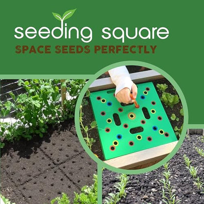 Seeding Square Planting Tool, Seed Planter for Square Foot Gardening Kit