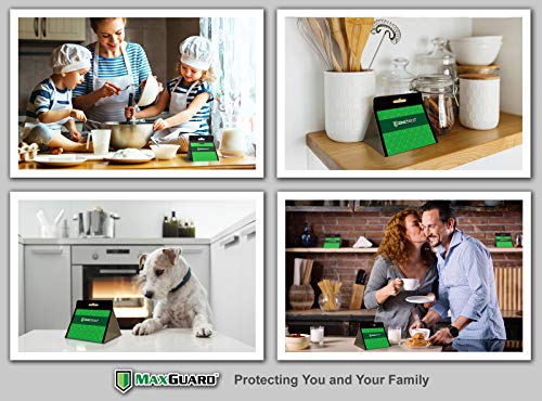 MAXGUARD Pantry Moth Traps (12 Pack +2 Free) with Extra Strength Pheromones | Non-Toxic Sticky Glue Trap for Food and Cupboard Moths in Your Kitchen | Trap and Kill Seed Grain Flour Meal Moths |