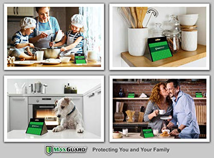 MAXGUARD Pantry Moth Traps (12 Pack +2 Free) with Extra Strength Pheromones | Non-Toxic Sticky Glue Trap for Food and Cupboard Moths in Your Kitchen | Trap and Kill Seed Grain Flour Meal Moths |