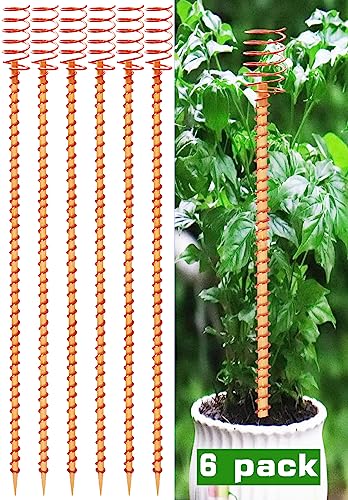 6 Pack 17" Copper Rods for Garden, Copper Antennas Stakes for Gardening - color: 6 Pack 17"