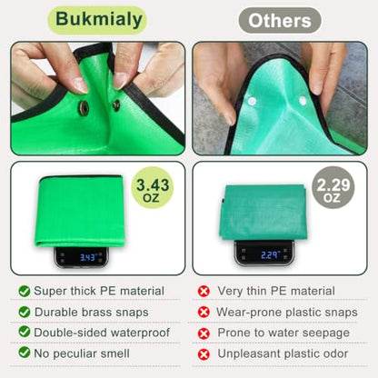 Repotting Mat Super Thick for Soil & Succulent Potting Mix 26.8"x 26.8" - color: Pale Green, size: 26.8" x 26.8"