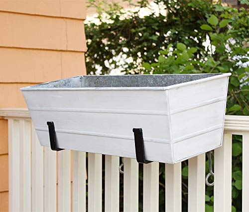 Achla Designs C-20W Window Box, White, Medium - color: White, size: Medium