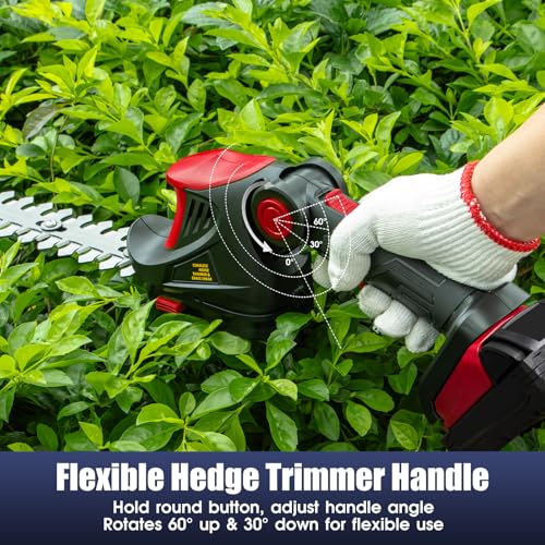 Hedge Trimmer Cordless for Milwaukee 18V MAX Battery (Tool Only)
