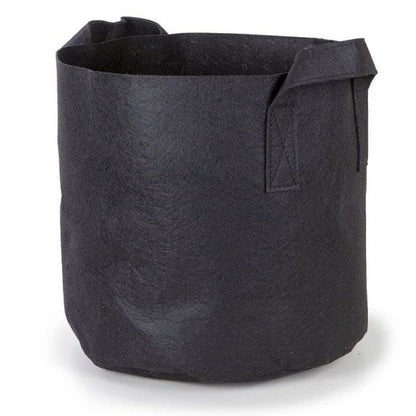 247Garden 5-Pack 1-Gallon Aeration Fabric Pot/Plant Grow Bag w/Handles (260 GSM, Black, 6H x 7D) - color: Black, size: 1 Gallon
