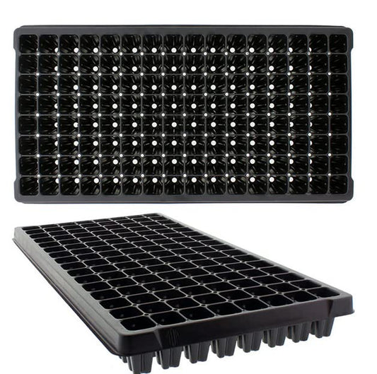 IGC Seed Starting Plug Flats, 100 Pack 128 Cells -Seedling Starter for Planting (100, 128 Cells) - size: 128 cells