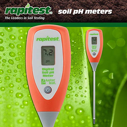 Luster Leaf Rapitest Digital Soil pH Meter. Designed and Engineered in the USA. - size: 1 Count (Pack of 1), style: Digital Soil pH Meter