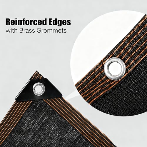 Shade Cloth -for Garden Plants,60-70% Sunblock Shade Neting -for Outdoor Garden Bed Neting Mesh Pergola Patio Lawn Sun Cloth - for Dog Kennel Cover Chicken Coop - size: 3'x6'