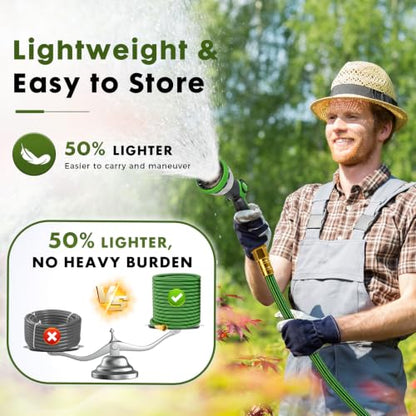 Garden Hose 25FT, Lightweight Flexible Water Hose