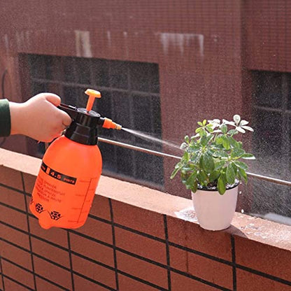 Joywayus 2PCS 68OZ Garden Pump Sprayer Portable Yard & Lawn Sprayer for Spraying/Watering 0.5Gallon - color: Orange
