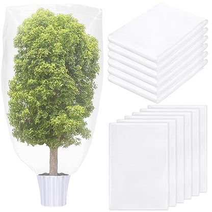 6 Pcs Winter Plant Covers Freeze Protection, 47.2 x 71 Inch - size: 47.2 x 71 Inch