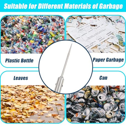 Trash Pickup Tool Grabber,2PC 48Inch Trash Picker Upper High Duty Stainless Steels Tip Lightweight Reinforcement Garbage Debris Nabber Litter Picker Grabber Durability Reacher Yard Stick - size: 48 Inch 2PC