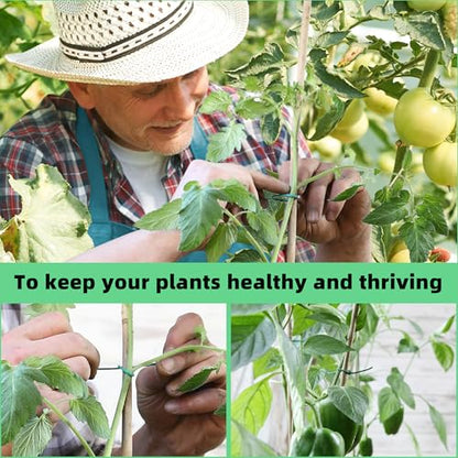 YMHB 120 Feet Green Soft Twist Tie Tomato Plant Tie
