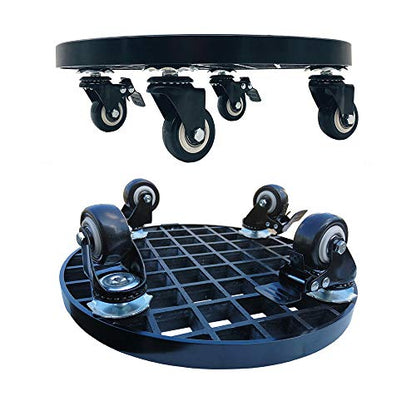 Planter Caddy Plant Stand with Locking Wheels Heavy Duty Outdoor Indoor 13 Inch 450 Lbs Capacity - size: 13 inches
