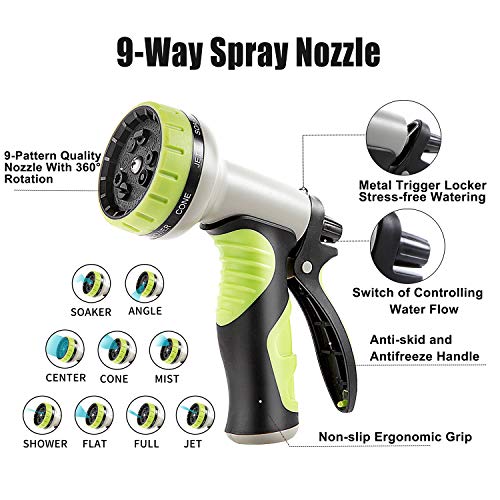 Garden Hose 75 ft Heavy Duty - Flexible Water Hose - size: 75FT