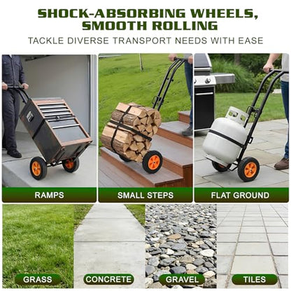 Housolution Plant Caddy with Wheels, Heavy Duty Plant Dolly for Big Pots
